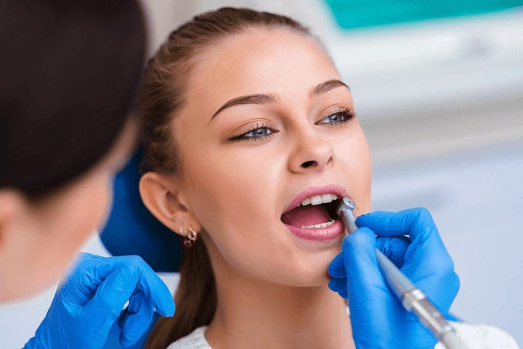 Woman at the Dentist In Cincinnati